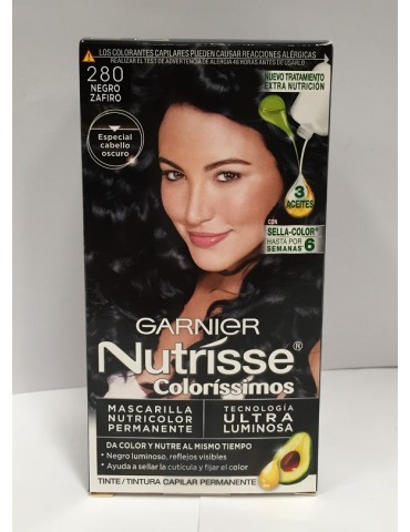 TINTE NUTRISSE  280 NEGRO ZAFIRO     X/12