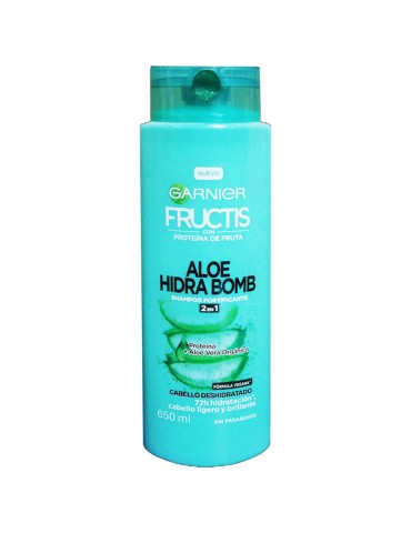 SHAMPOO FRUCTIS ALOE HIDRA BOMB 2-1 650ML     X/12