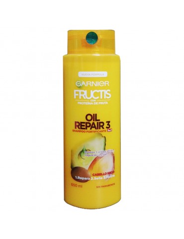 SHAMPOO FRUCTIS OIL REPAIR 3 2-1 650ML     X/12