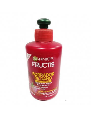 CREMA FRUCTIS BORRADOR DE DAÑO POST QUIMICA 300ML     X/12