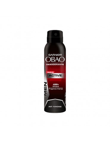 DESOD. OBAO MEN AEROSOL ACTIVE 150ML       X/12