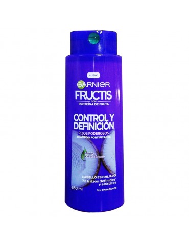 SHAMPOO FRUCTIS CONTROL Y DEFINICION 650ML     X/12