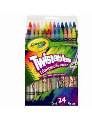 COLORES CRAYOLA 24LARGOS TWISTABLES     X/24