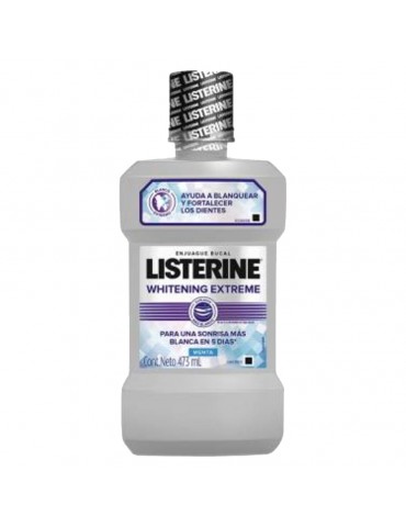 ENJUAGUE LISTERINE WHITENING EXTREME 236ML     X/12
