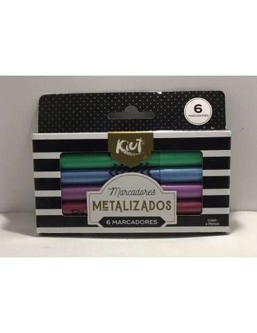MARCADOR NORMA METALIZADO KIUT C/6PZ 549016      X/12