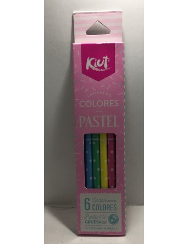 COLORES NORMA KIUT PASTEL PUNTA GZA C/6PZ 550756      X/12