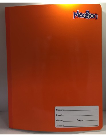 CUADERNO NORMA PROF. 100HJS MADISON BCO 582343     X/30