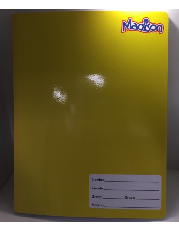CUADERNO NORMA PROF. 100HJS MADISON D/R  582346     X/30