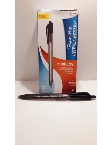 BOL. KILOMETRICO 100RT NEGRO C/12 LA3568    X/12