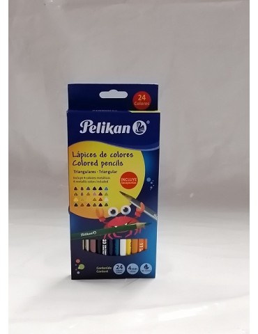 COLORES PELIKAN TRIANGULAR C/24     X/20