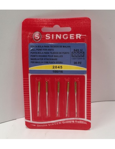 AGUJA SINGER 2045 100/16 C/5PZ     X/1500