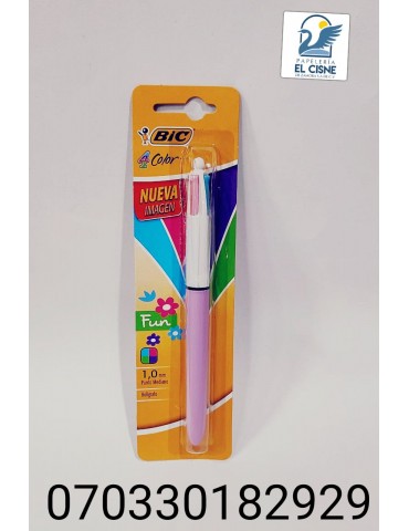 BOL. BIC CUATRICOLOR FUN BLC/1PZ 936171    X/24