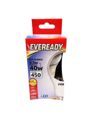 FOCO EVEREADY 4.5WATTS LUZ BLANCA    X/40