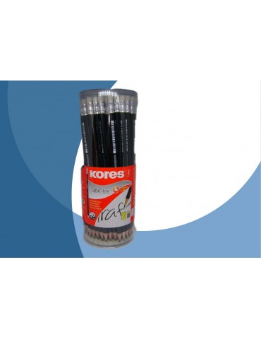 LAPIZ GRAFITO KORES TRIANGULAR NEGRO C/72PZ       X/8