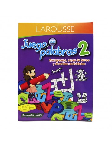 LIBRO COLOREAR LAROUSSE JUEGO DE PALABRAS 2 5144     X/52