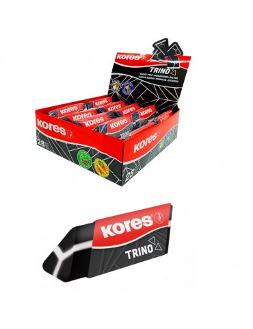 BORRADOR KORES TRINO NEGRO C/28PZ      X/32