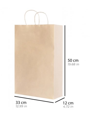 BOLSA CALTOM KRAFT ASA JUMBO PZ 17D15     X/180