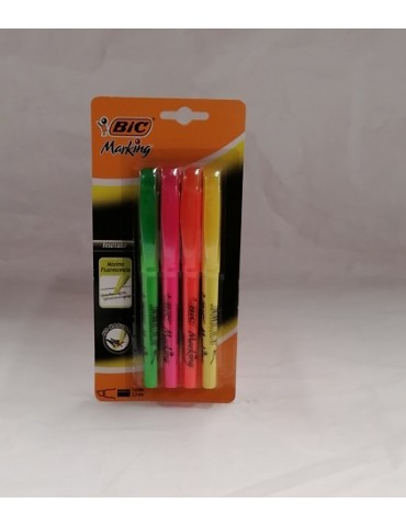 MARCATEXTO BIC BRITE LINE REFRESH SURT BLC/4PZ 965875    X/24