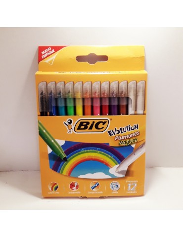 PLUMONES BIC MAGICOS C/12PZ 924774    X/24
