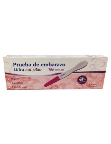 PRUEBA DE EMBARAZO ULTRA SENSIBLE WOGEN C/1PZ