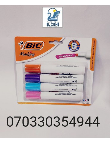 MARCADOR BIC P/PIZARRON FASHION C/4PZ 965883    X/24