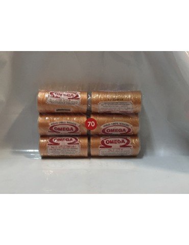 HILO NYLON OMEGA  70 MOSTAZA