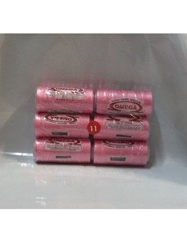 HILO NYLON OMEGA  11 ROSA NIÑA