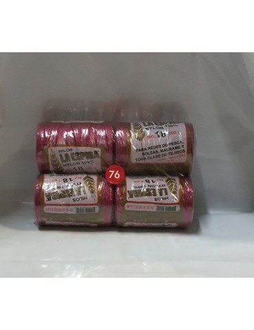 HILO NYLON ESPIGA ROSA 76 200GRS C/4PZ