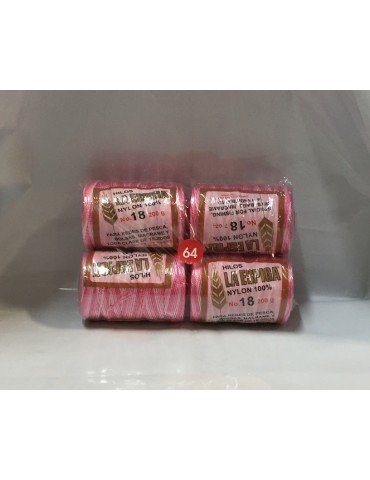 HILO NYLON ESPIGA MULTICOLOR 64 200GRS C/4PZ