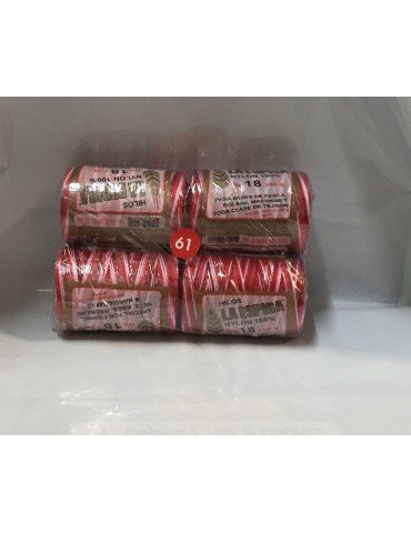 HILO NYLON ESPIGA MULTICOLOR 61 200GRS C/4PZ