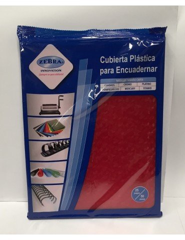 PASTA ZEBRA P/ENGARGOLAR MERCURY ROJO C/50PZ     X/20