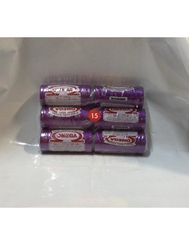 HILO NYLON OMEGA  15 MORADO