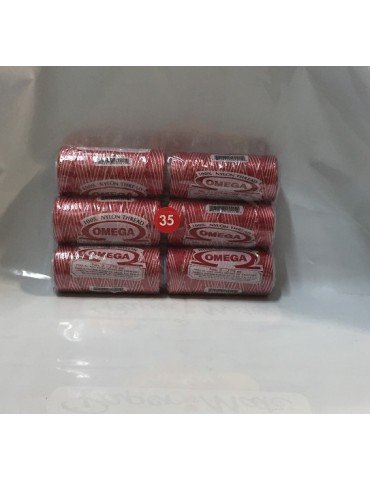 HILO NYLON OMEGA  35 MATIZADO ROSA-VINO
