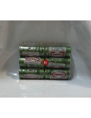 HILO NYLON OMEGA  81 MATIZADO VERDE JARDIN