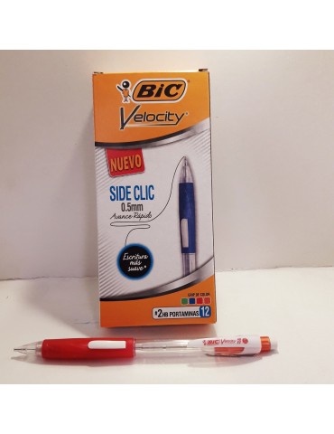PORTAMINAS BIC VELOCY CLIC 5MM C/12PZ     X/24