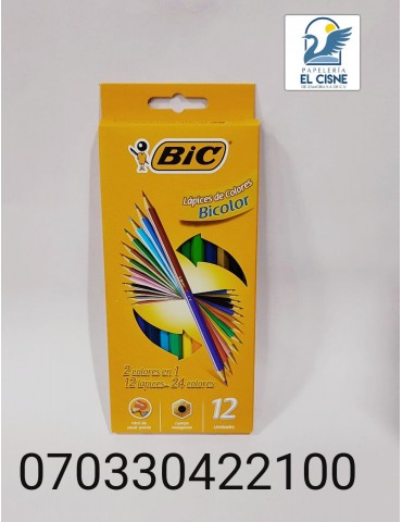 COLORES BIC DOBLECOLOR C/12 514045    X/72