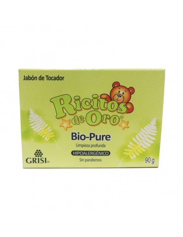 JABON GRISI RICITOS DE ORO BIO-PURE 90GRS     X/25