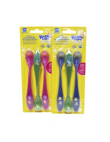 CUCHARAS GRISI RICITOS DE ORO BLC/3PZ       X/6