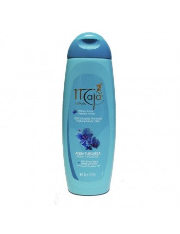 CREMA MAJA PIEL AQUA TURQUESA EXTRA SECA 400ML     X/12