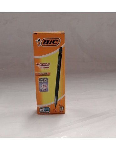 PORTAMINAS BIC METAL 0.5MM C/12PZ 867976    X/18
