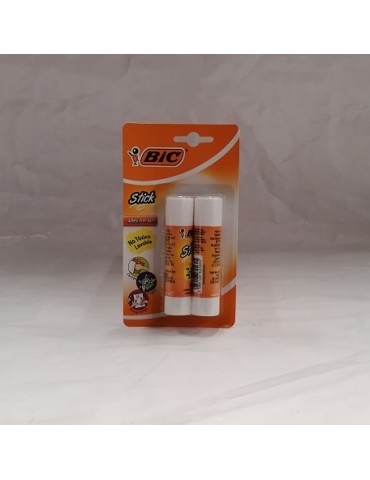 LAPIZ ADH. BIC STICK 8GRS BLC/2PZ       X/24