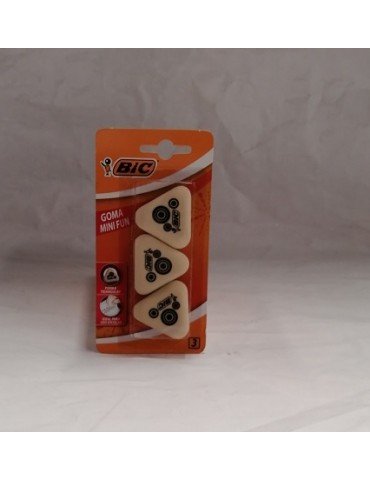 BORRADOR BIC MINI FUN BL/3PZ     X/24***