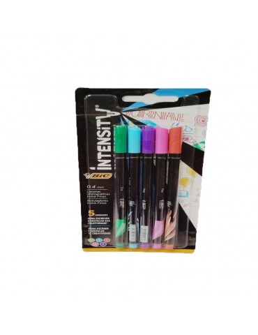 BOL. BIC INTENSITY 0.4MM SURTIDO C/5PZ 971950    X/24