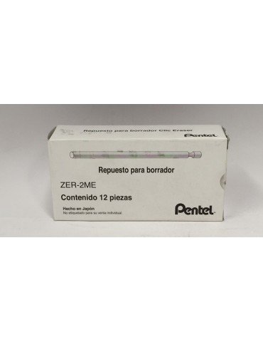 REPUESTO PENTEL CLIC NEGRO C/2PZ ZER-2X