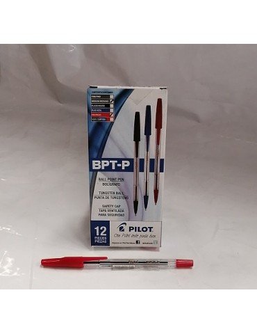 BOL.PILOT BPT-P MEDIANO ROJO C/12PZ 10622