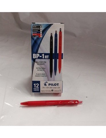 BOL. PILOT BP-1 RT FINO ROJO 0.7MM C/12PZ 10702