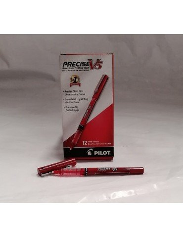 BOL. PILOT PRECISE V5 EXTRAFINO ROJO C/12PZ 35336