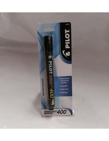 MARCADOR PILOT MARKER 400 NEGRO BL/1PZ 44118      X/6