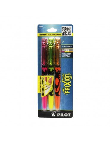 MARCATEXTO PILOT FRIXION SURTIDO C/3PZ 46507      X/6