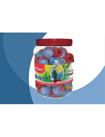 SACAPUNTAS MAPED GLOBE BOTE C/18PZ 051182